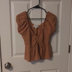 Cropped Hippie Rose Blouse
